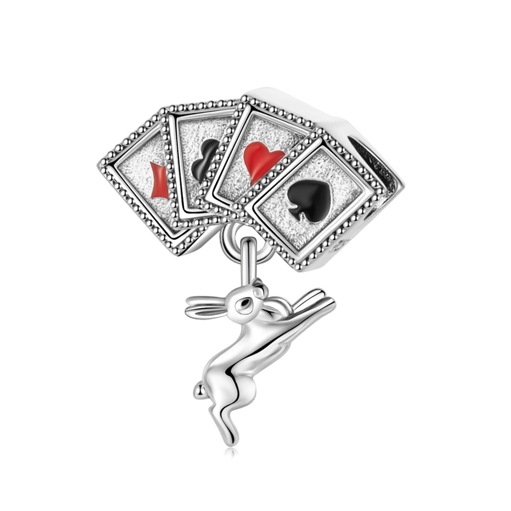 Rabbit in Wonderland Charm