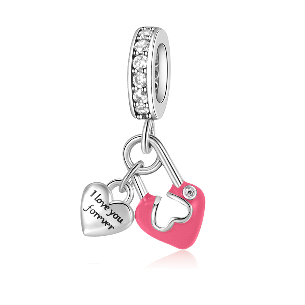 Love You Forever Charm