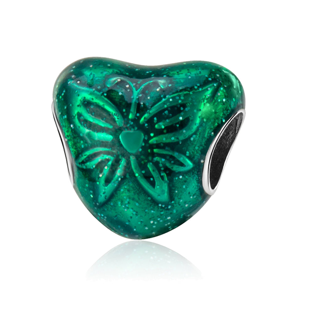 Green Heart Charm
