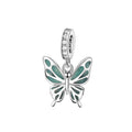 Green Luminous Butterfly Charm