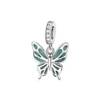 Green Luminous Butterfly Charm