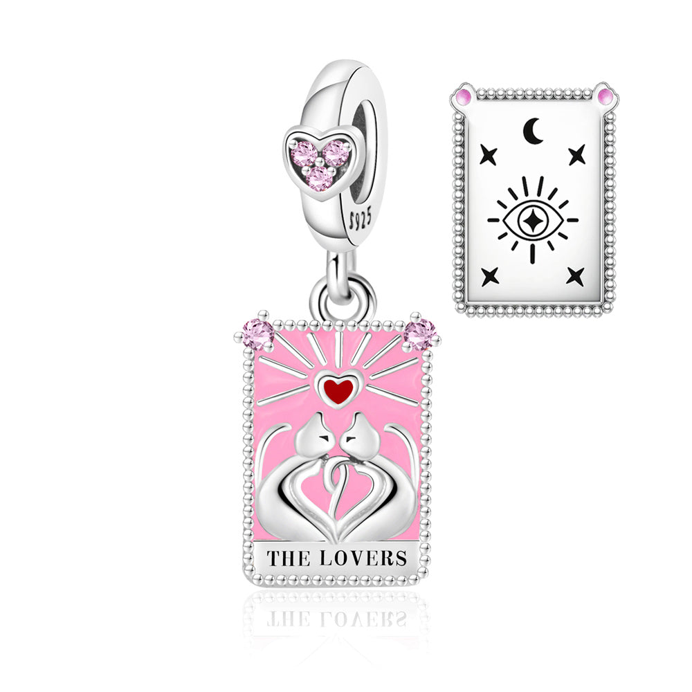 Tarot Lover Card Charm