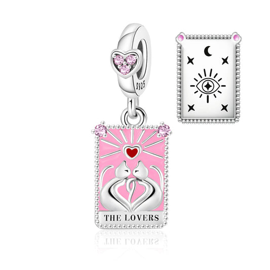 Tarot Lover Card Charm