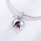 Valentine's Day Openable and Closable Heart Lock Charm