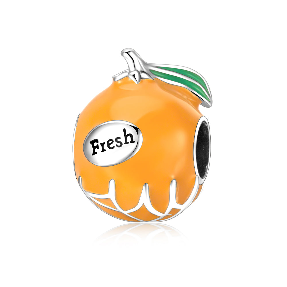 A String of Fresh Orange Charm