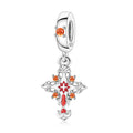 Blood-Red Cross Charm
