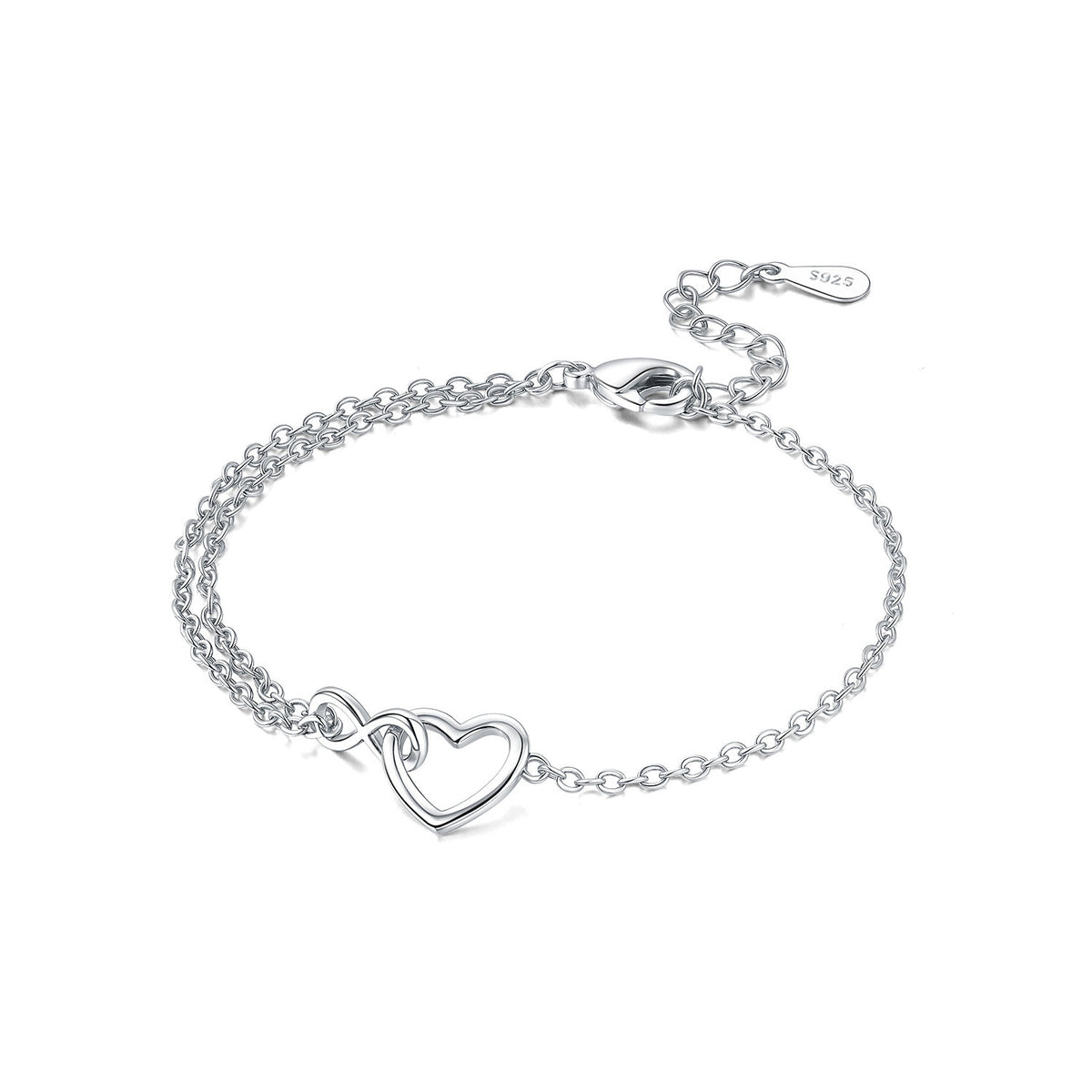 Hollow Heart Eternal Love Bracelet