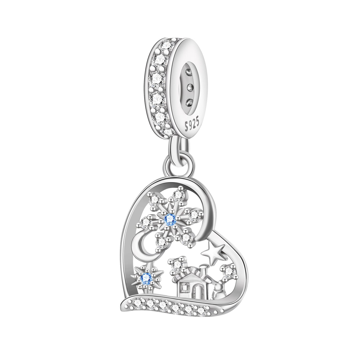 Christmas Snow Night Charm