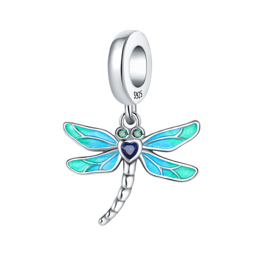 Gradient Dragonfly Charm