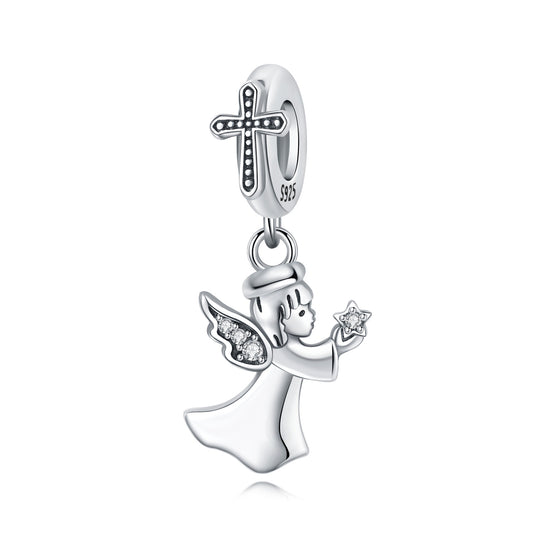 Angel Cross Charm