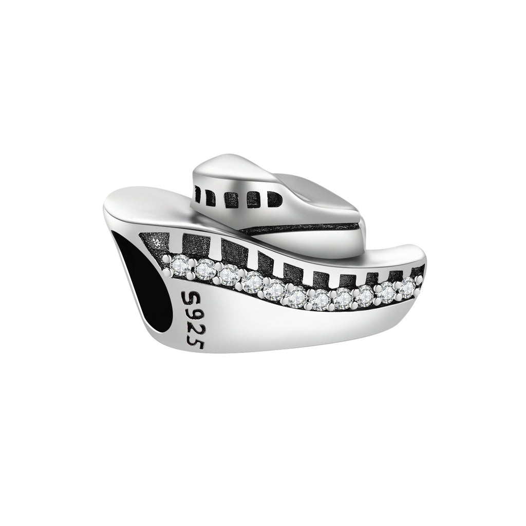 Stone-Set Yacht Charm