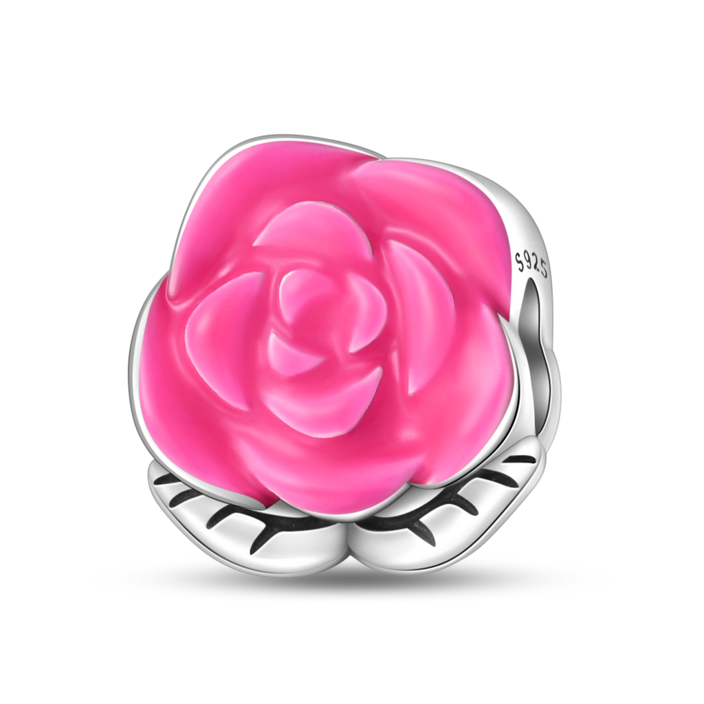 Romantic Sweet Rose Charm