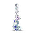 Luminous Color 2-Flower Chameleon Charm
