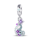 Luminous Color 2-Flower Chameleon Charm
