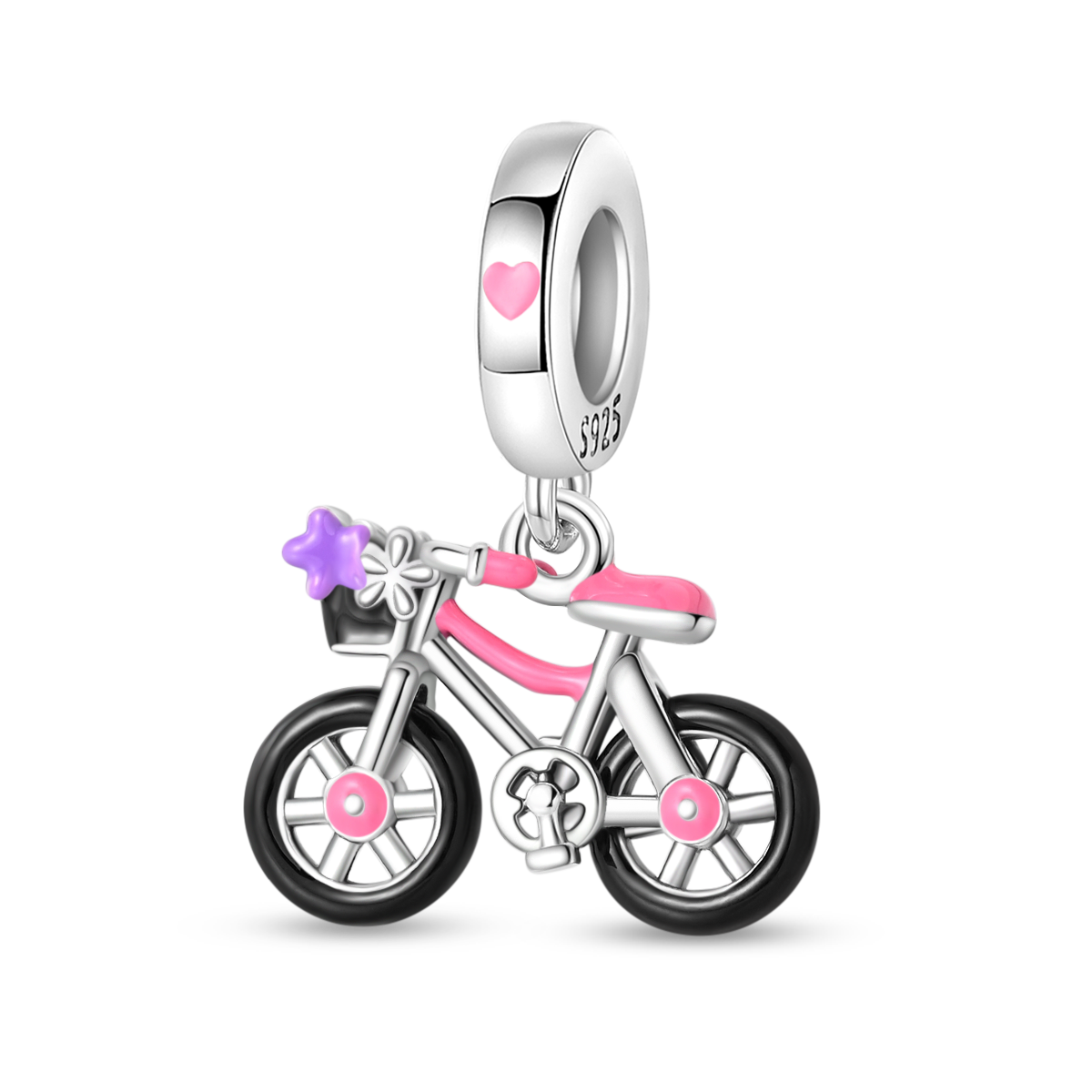 Rotatable Bicycle Charm