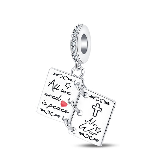 Book of Peace Charm