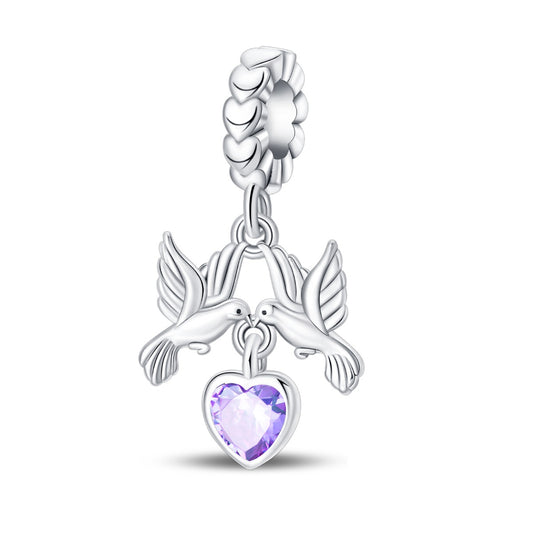 Purple Peace Charm