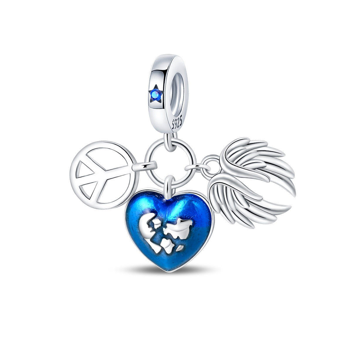 Wings of Peace Charm