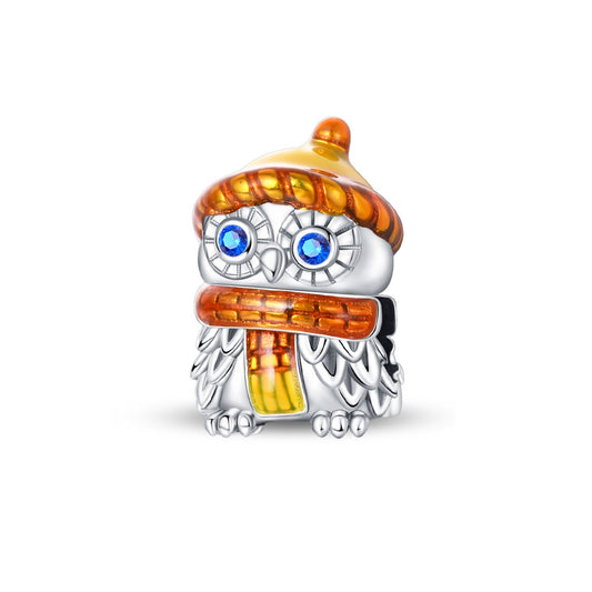 Autumn Owl Charm