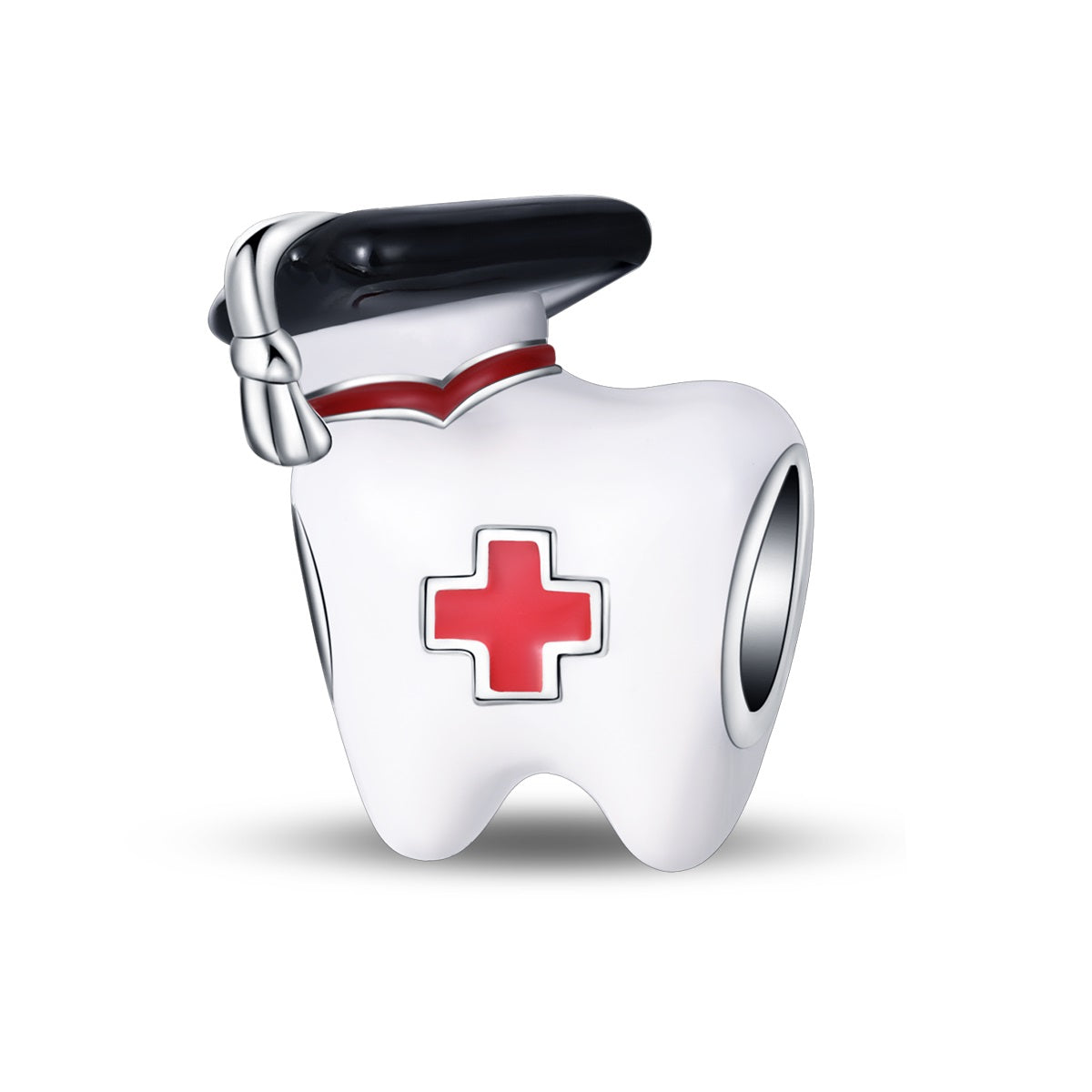 Medical Graduation White Teeth Charm