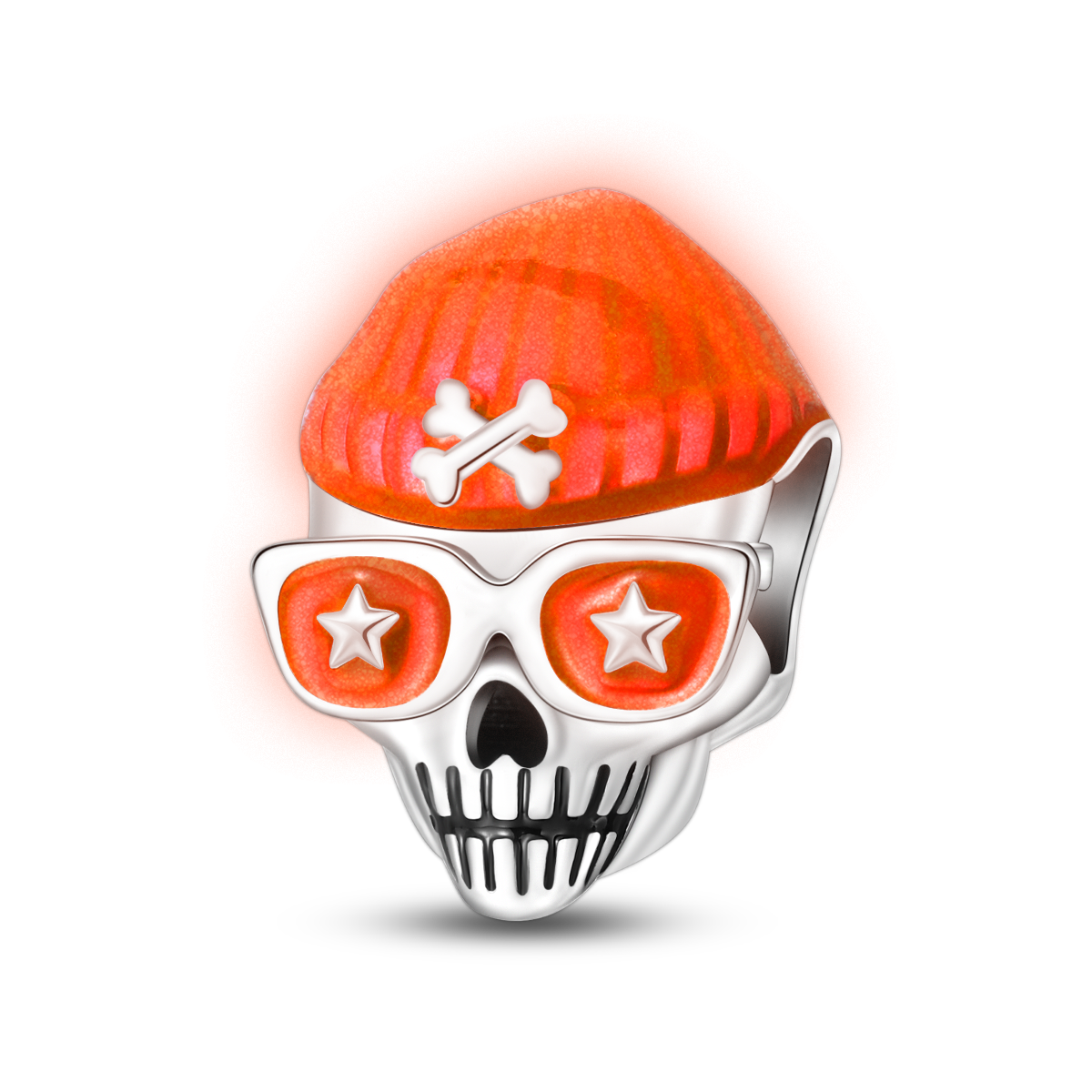 Luminous Tough Guy Skull Beads