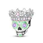Luminous Romantic Crown Skull Beads