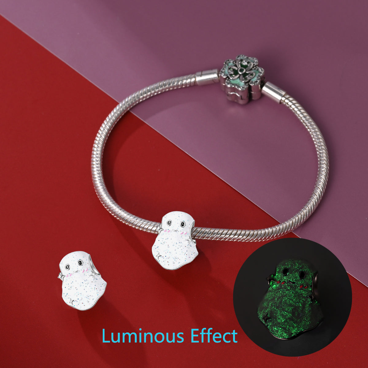 Small Ghost Beads (Luminous)