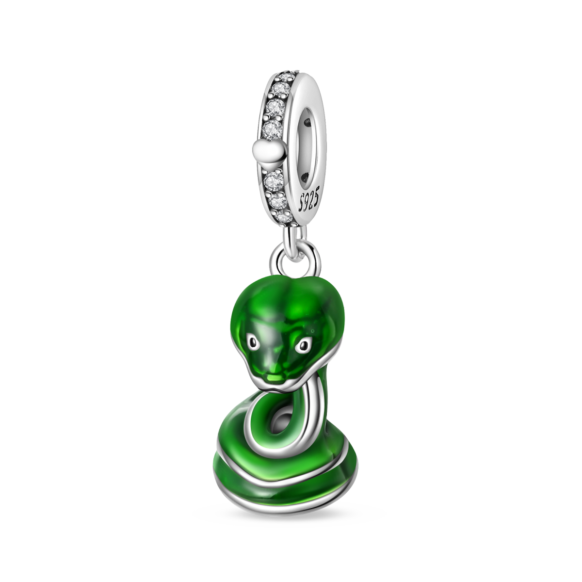 Small Green Snake Charm