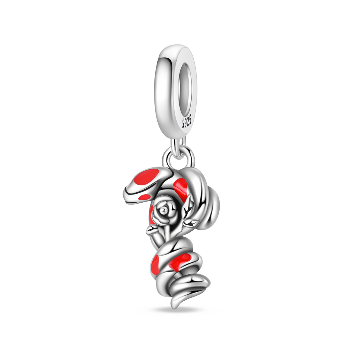 Rose Snake Charm