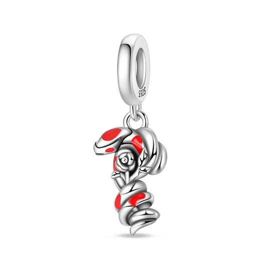 Rose Snake Charm