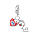 Mystical Snake 2-Piece Charm Set