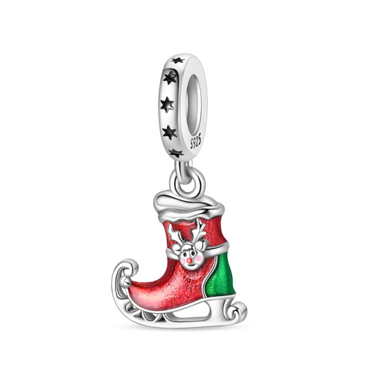 Christmas Romantic Ice Boots Charm