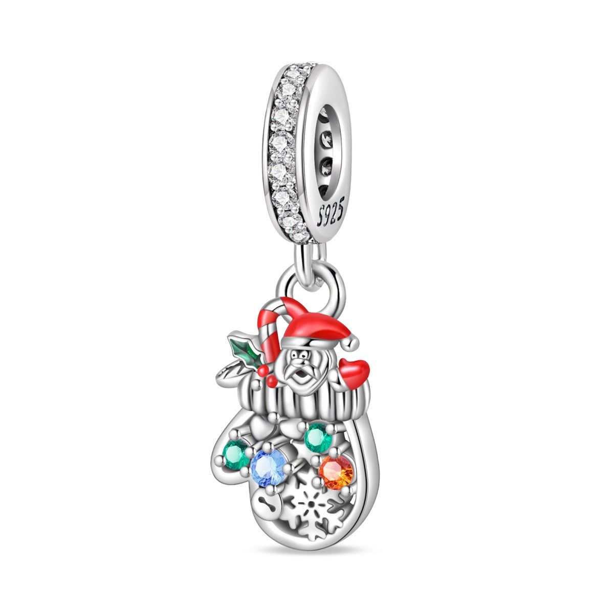 Christmas Gift Gloves Charm