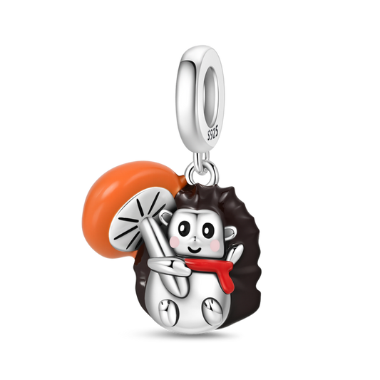 Autumn Hedgehog Charm