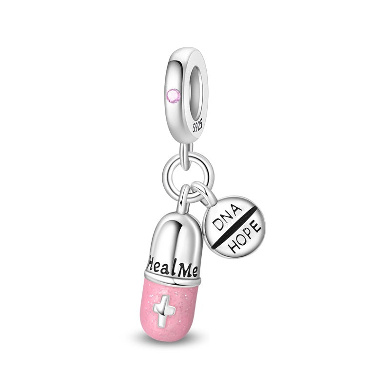 Pink Pill Charm