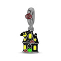 Halloween Bat Haunted House Charm