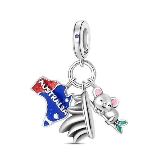 Sydney, Australia Three-piece Charm set