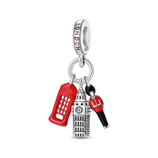 London Big Ben Three-Piece Charm Set