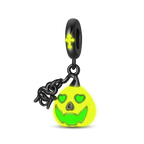 Luminous Pumpkin Face Charm