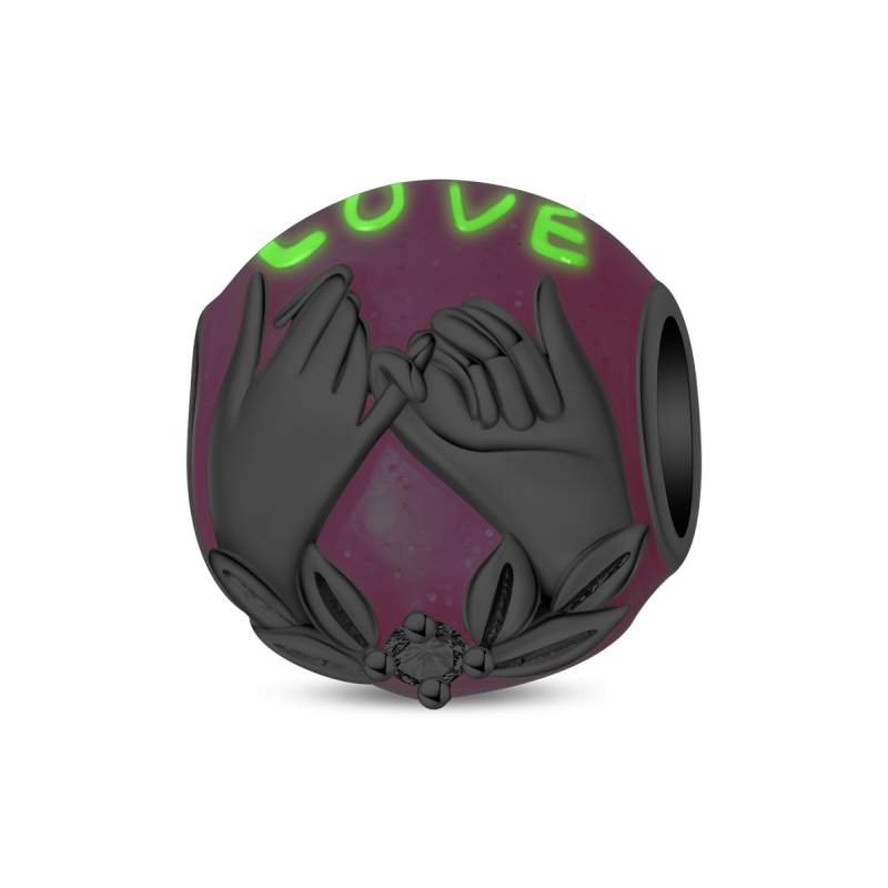Luminous Holding Hands Charm