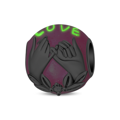 Holding Hands With Glow-In-The-Dark Charm