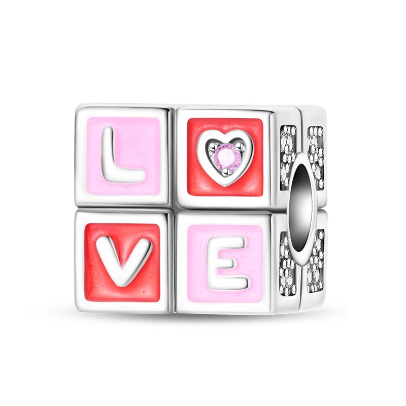 Love Cube Glow-In-The-Dark Charm