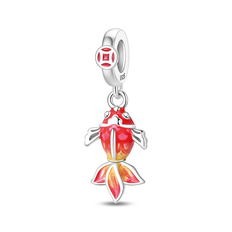 Chinese-Style Lucky Koi Charm