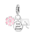 A Perfect Graduation 3-Piece Charm Set