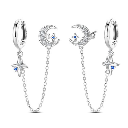 Starry Night Tassel Earrings