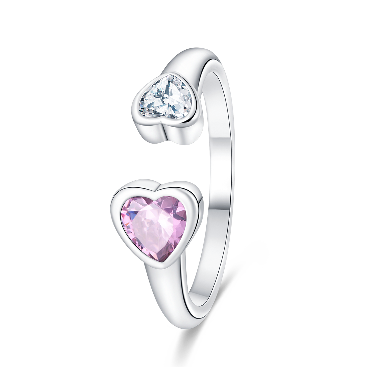 Double Heart Ring