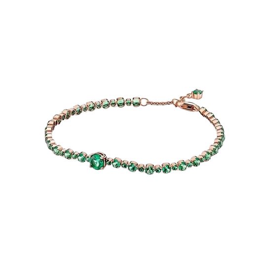 Jade Crystal Charm Bracelet