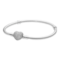 Jumbo Heart Charm Bracelet