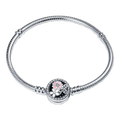 Floral Seal Charm Bracelet