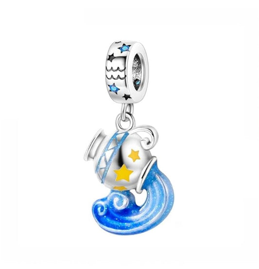 Luminous Glow Aquarius Charm